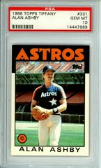 Alan Ashby #331 Baseball Cards 1986 Topps Tiffany Prices