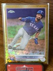 Marcus Semien [Gold] #5 Baseball Cards 2022 Topps Chrome Logofractor Prices