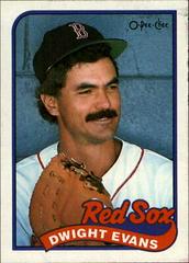 Dwight Evans #205 Baseball Cards 1989 O Pee Chee Prices