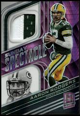 Aaron Rodgers [Neon Pink] #SS-ARO Football Cards 2022 Panini Spectra Sunday Spectacle Prices