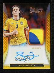 Jonas Olsson [Gold] Soccer Cards 2016 Panini Select Jersey Autographs Prices