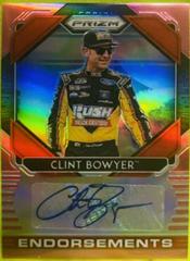 Clint Bowyer [Pink] #E-CB Racing Cards 2020 Panini Prizm Nascar Endorsements Autographs Prices