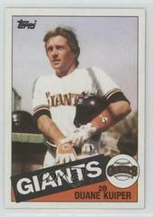 Duane Kuiper #22 Baseball Cards 1985 Topps Prices