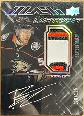Brayden Tracey #LRAP-BT Hockey Cards 2022 SPx UD Black Lustrous Rookie Patch Autograph Prices