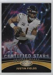 Justin Fields [Gold] #CS-10 Football Cards 2023 Panini Certified Stars Prices