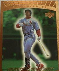 Mark McGwire [Superstar Spotlight] Baseball Cards 1999 Upper Deck Ovation Prices
