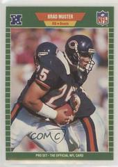 Brad Muster Football Cards 1989 Pro Set Prices