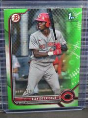 Elly De LA Cruz [Neon Green] #BP-50 Baseball Cards 2022 Bowman Paper Prospects Prices