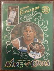 Anthony Edwards [Emerald] #13 Basketball Cards 2021 Panini Illusions King of Cards Prices