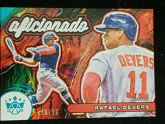 Rafael Devers [Blue] Baseball Cards 2022 Panini Diamond Kings Aficionado Prices