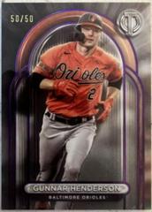 Gunnar Henderson [Purple] #19 Baseball Cards 2024 Topps Tribute Prices