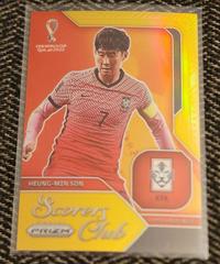 Heung Min Son [Gold] Soccer Cards 2022 Panini Prizm World Cup Scorers Club Prices