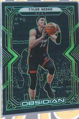 Tyler Herro [Green] #56 Basketball Cards 2021 Panini Obsidian Prices