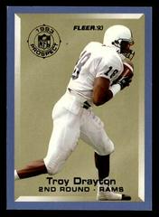 Troy Drayton #22 Football Cards 1993 Fleer Prospects Prices