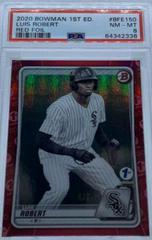Luis Robert [Red Foil] #BFE-150 Baseball Cards 2020 Bowman 1st Edition Prices