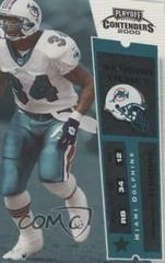 Thurman Thomas #51 Football Cards 2000 Playoff Contenders Prices