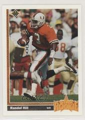 Randal Hill #28 Football Cards 1991 Upper Deck Prices