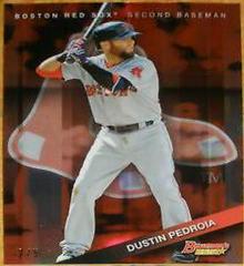 Dustin Pedroia [Red Refractor] Baseball Cards 2015 Bowman's Best Prices