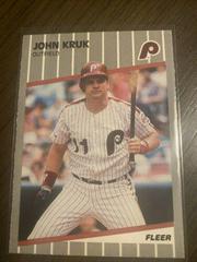 John Kruk #U-109 Baseball Cards 1989 Fleer Update Prices