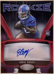 Eric Gray [Red Etch] #RS-27 Football Cards 2023 Panini Certified Rookie Signatures Prices