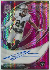 Charles Woodson [Pink] #ICN-CWO Football Cards 2022 Panini Spectra Icons Autographs Prices
