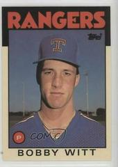 Bobby Witt Baseball Cards 1986 Topps Traded Tiffany Prices