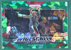 A'ja Wilson [Green Ice] #12 Basketball Cards 2022 Panini Prizm WNBA Widescreen Prices