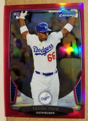 Yasiel Puig [Pink Refractor] #78 Baseball Cards 2013 Bowman Chrome Prices