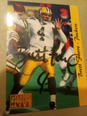 Brett Favre Football Cards 1993 Pro Line Live Autographs Prices