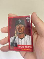 Elehuris Montero [Red Prism] #143 Baseball Cards 2022 Topps Chrome Platinum Anniversary Prices