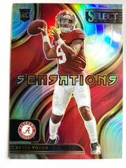 Bryce Young [Silver] #SEN-BY Football Cards 2023 Panini Select Draft Picks Sensations Prices