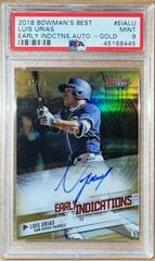 Luis Urias [Gold] #EIA-LU Baseball Cards 2018 Bowman's Best Early Indications Autographs Prices