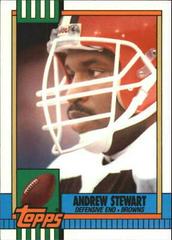 Andrew Stewart #173 Football Cards 1990 Topps Tiffany Prices