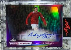 Wayne Rooney [Purple] Soccer Cards 2022 Leaf Vivid Autographs Prices