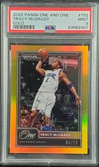 Tracy McGrady [Gold] Basketball Cards 2020 Panini One and One Prices