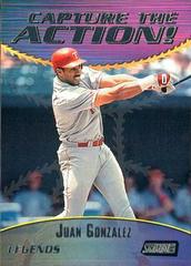 Juan Gonzalez Baseball Cards 2000 Stadium Club Capture the Action Prices
