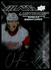Chase Pearson Hockey Cards 2022 SPx UD Black Lustrous Rookie Signatures Prices