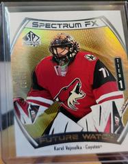 Karel Vejmelka [Gold] Hockey Cards 2021 SP Authentic Spectrum FX Prices