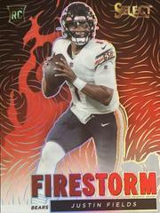 Justin Fields #FS-22 Football Cards 2021 Panini Select Firestorm Prices