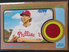 Aaron Nola [Gold] #CC-ANL Baseball Cards 2022 Topps Heritage Clubhouse Collection Relics Prices
