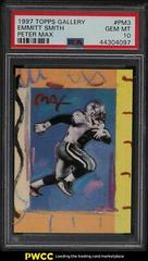 Emmitt Smith Football Cards 1997 Topps Gallery Peter Max Prices