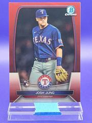 Josh Jung [Red] #21 Baseball Cards 2023 Bowman Chrome Prices