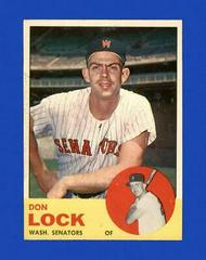 Don Lock #47 Baseball Cards 1963 Topps Prices