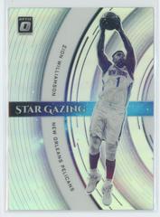 Zion Williamson [Holo] #4 Basketball Cards 2021 Panini Donruss Optic Star Gazing Prices
