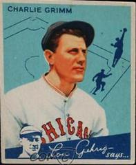 Charlie Grimm #61 Baseball Cards 1934 World Wide Gum Prices