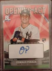 Oswald Peraza [Red] #OAA-OP Baseball Cards 2023 Topps Big League Opening Act Autographs Prices