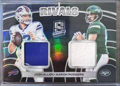 Josh Allen / Aaron Rodgers #13 Football Cards 2023 Panini Spectra Rivals Prices