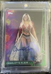 Charlotte Flair [Green Autograph] Wrestling Cards 2018 Topps WWE Women's Division Prices