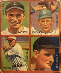 Bonura, Haas, Hayes, Lyons #9B Baseball Cards 1935 Goudey 4 in 1 Prices