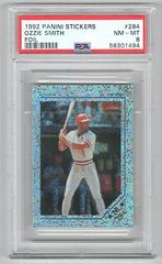 Ozzie Smith [Foil] #284 Baseball Cards 1992 Panini Stickers Prices